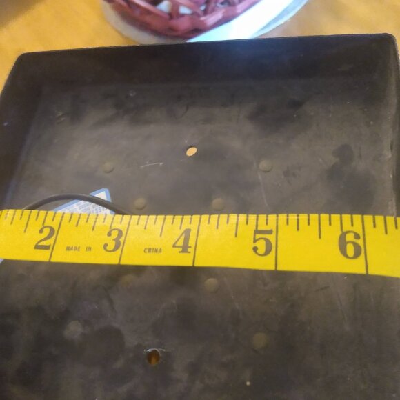 Vintage Spanish Revival Style Metal Ceiling Light with Acrylic/Plastic Panels - Picture 12 of 15